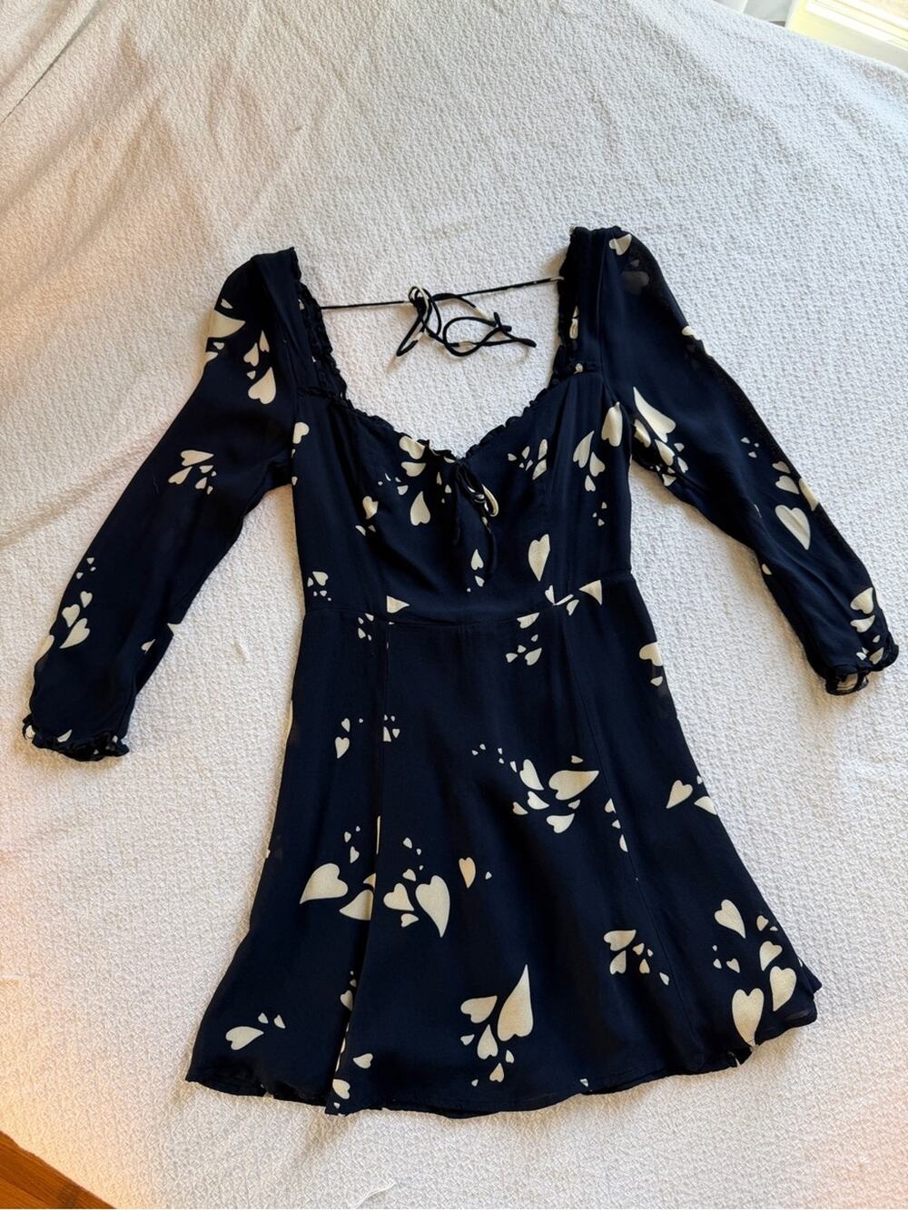 Reformation Remi Dress Lover Heart Pattern 8